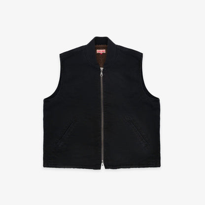 Dubbleware Cavva Fleece Vest - Washed Black