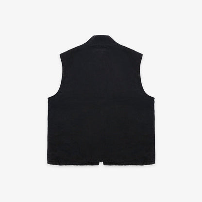 Dubbleware Cavva Fleece Vest - Washed Black