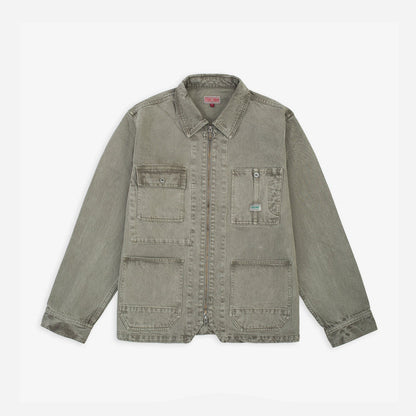 Dubbleware Zip Rider Chore Jacket - Olive Night