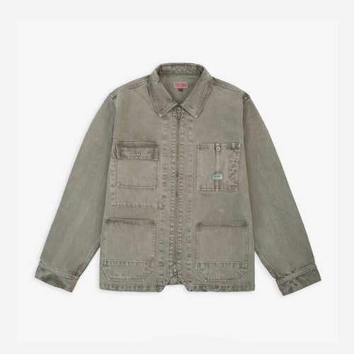Dubbleware Zip Rider Chore Jacket - Olive Night