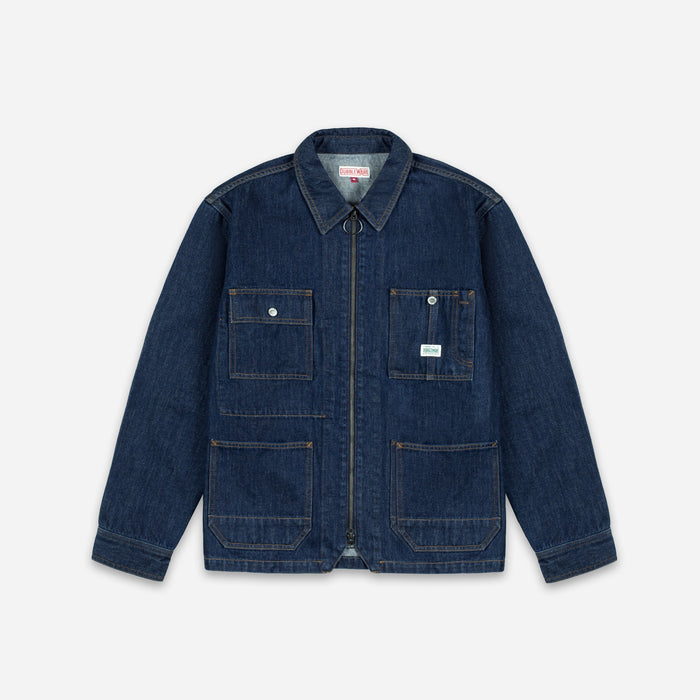 Dubbleware Zip Rider Chore Jacket - Rinse Wash
