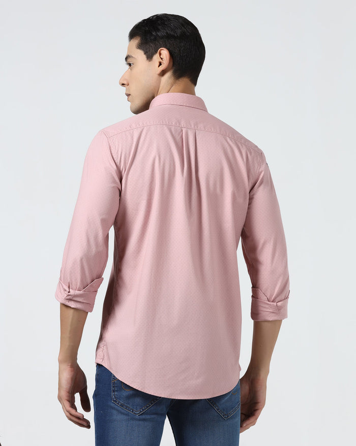 Dusty Pink Textured Shirt - Recon