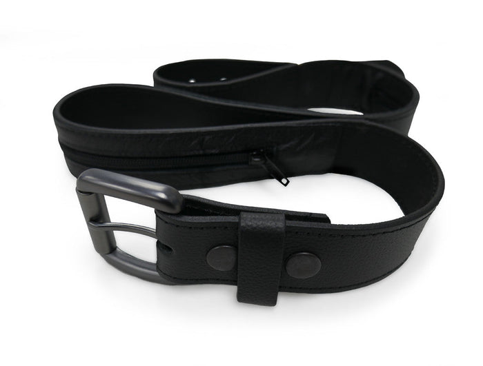 Eagle Leather Money Belt: Eagle Leather Money Belt 

Genuine leather material
Eagle design buckle
Interior zipper pocket to p