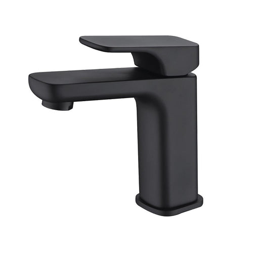 Eden Matte Black Basin Mixer - Acqua Bathrooms