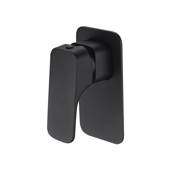 Eden Matte Black Wall Mixer - Acqua Bathrooms