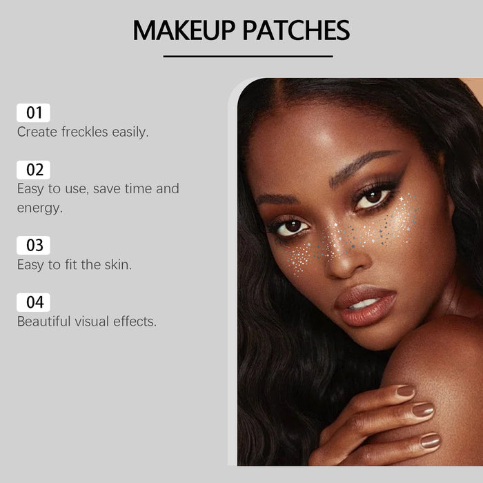EELHOE Spots Makeup Stickers – Glitter Water Transfer Tattoos EELHOE COSMETICS