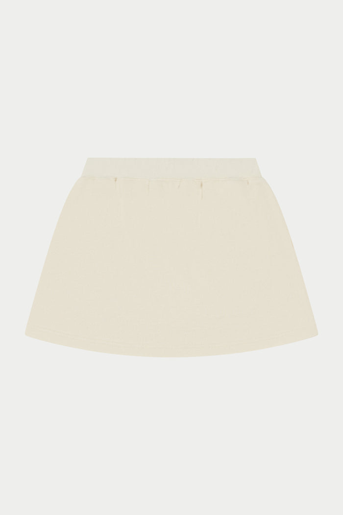 EMBLEM JERSEY SKORT - BUTTERMILK