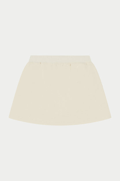 EMBLEM JERSEY SKORT - BUTTERMILK