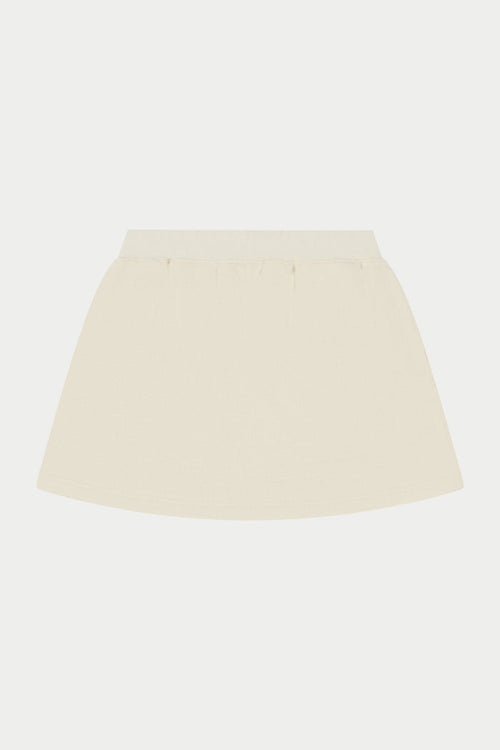 EMBLEM JERSEY SKORT - BUTTERMILK