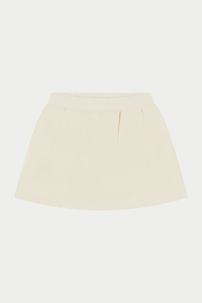 EMBLEM JERSEY SKORT - BUTTERMILK