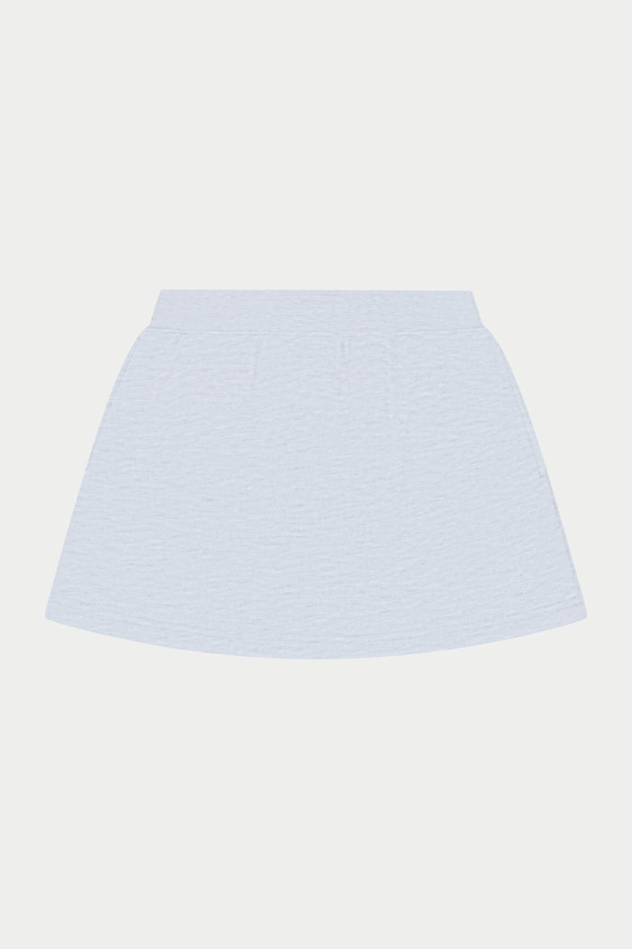 EMBLEM JERSEY SKORT - GREY MARL