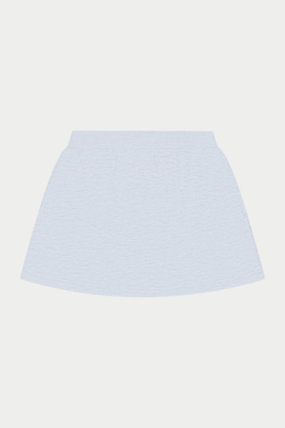 EMBLEM JERSEY SKORT - GREY MARL