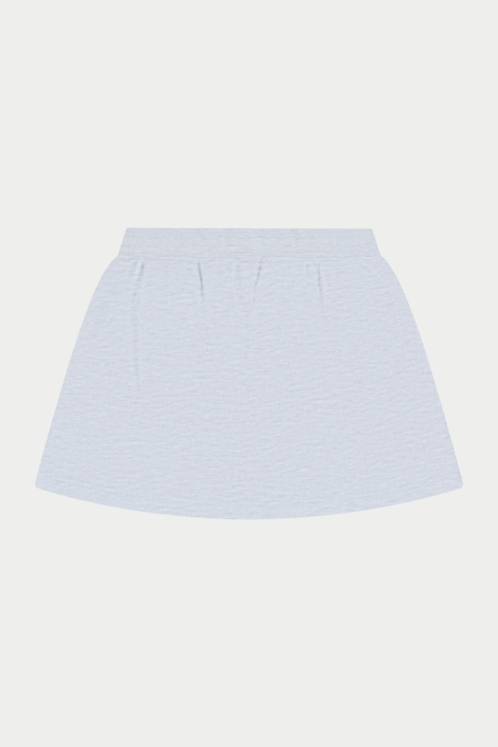 EMBLEM JERSEY SKORT - GREY MARL