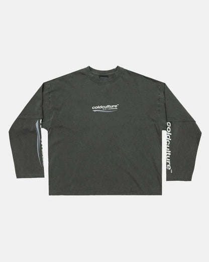 ENTERPRISE LONGSLEEVE TEE GREY - COLD CULTURE