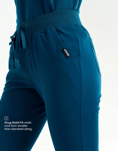 Essential Flare Scrub Pants (Size Variation) - Gibraltar Blue