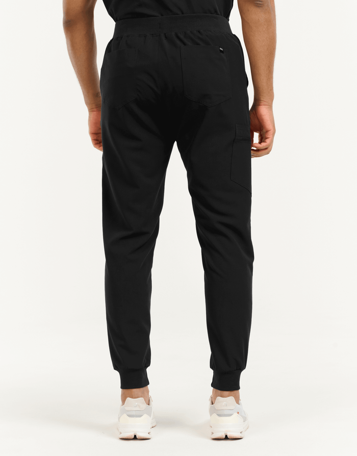 Essential Jogger Scrub Pants - Black