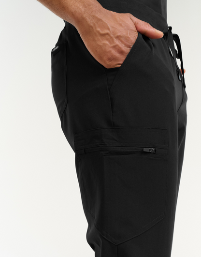 Essential Jogger Scrub Pants - Black