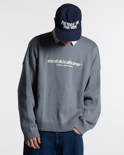 ESSENTIAL KNIT HEAVY GREY - COLD CULTURE #man