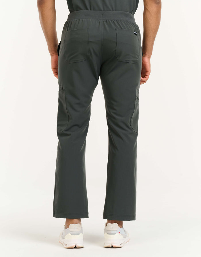 Essential Multi-Pocket Scrub Pants - Asphalt