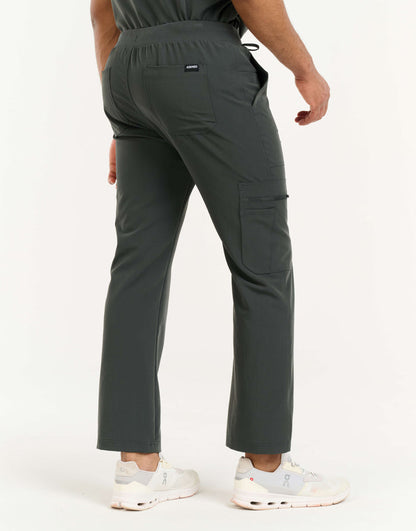 Essential Multi-Pocket Scrub Pants - Asphalt