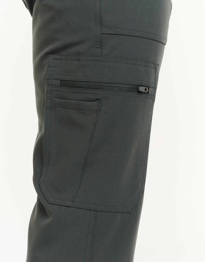 Essential Multi-Pocket Scrub Pants - Asphalt