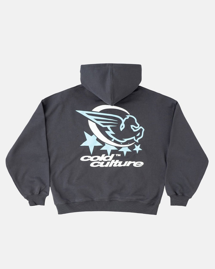 EXPLORE MORE HOODIE DARK GREY - COLD CULTURE