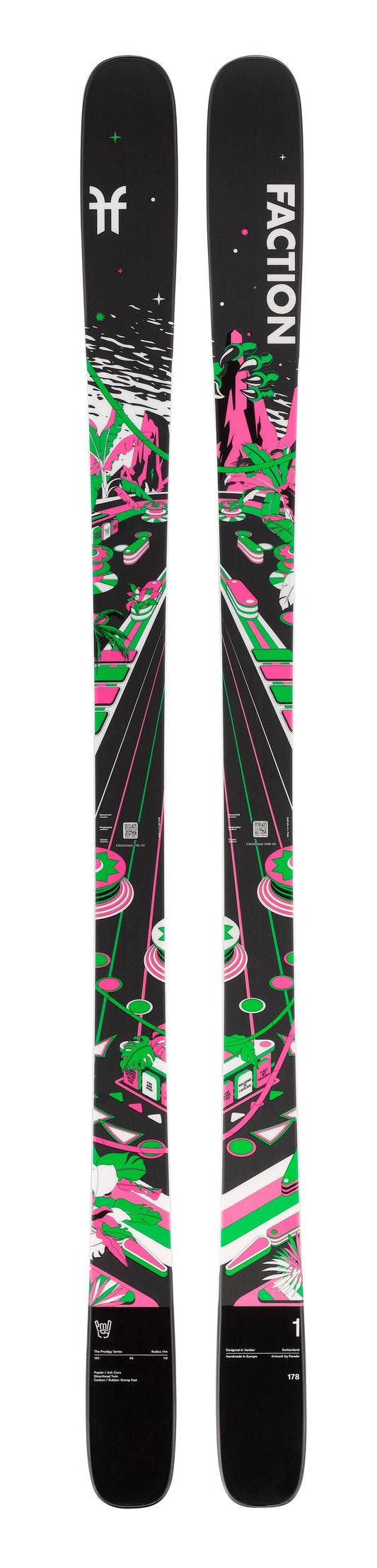 FACTION UNISEX PRODIGY 1 DOWNHILL SKIS 26