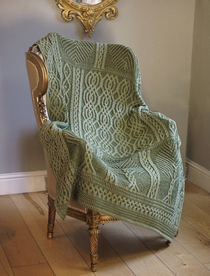 Fairy Tree Celtic Throw - Green Mix #color_green-mix