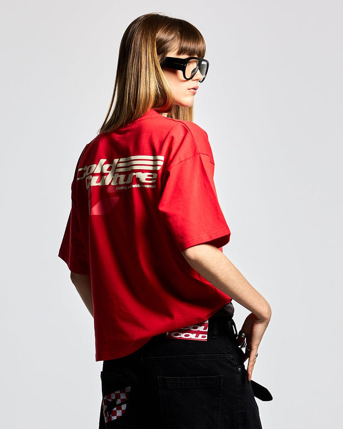 FEAST TEE RED - COLD CULTURE #woman