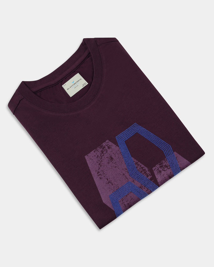 Fig Crew Neck Printed T-Shirt - Moaning