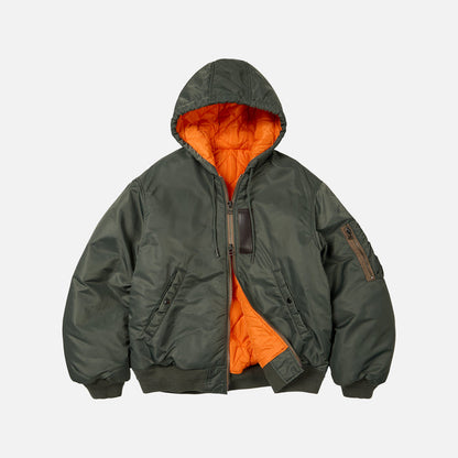 Frizmworks Active MA-1 Hooded Jacket - Olive