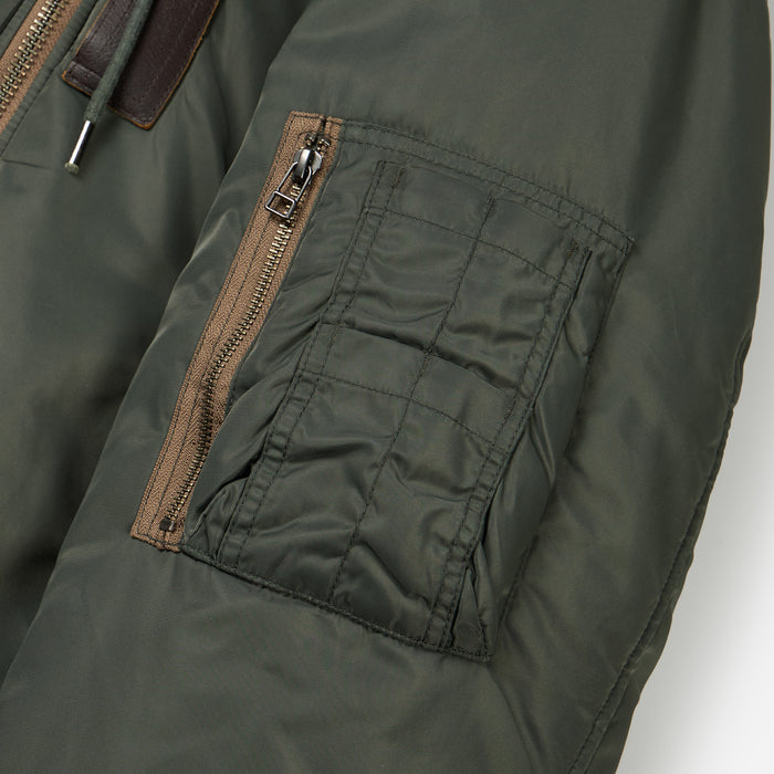 Frizmworks Active MA-1 Hooded Jacket - Olive