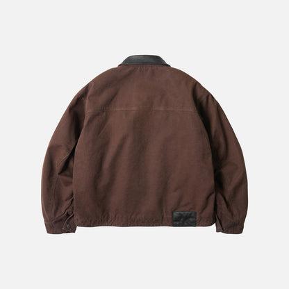 Frizmworks Heavy Canvas Destroyed Work Jacket - Brown