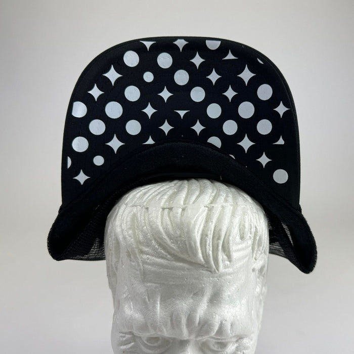 Fruntz Black Trucker Contact Blue & Purple