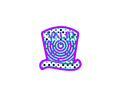 Fruntz Purple, Teal and White Sticker #20