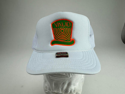 Fruntz White Trucker Neon Green & Orange