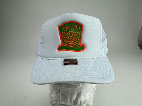 Fruntz White Trucker Neon Green & Orange