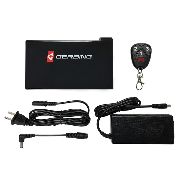 Gerbing 12V 10AH Multi-Volt Battery Kit: DESCRIPTION
Gerbing Rechargeable Li-polymer Battery Kit works with all of your Gerbi