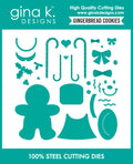 Gina K. Designs - Dies - Gingerbread Cookies. By Debrah Warner. Available at Embellish Away located in Bowmanville Ontario Canada.