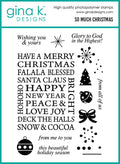 Gina K. Designs - Stamp & Die Set - So Much Christmas. Set by Melanie Muenchinger. At Embellish Away in Bowmanville Ontario Canada.