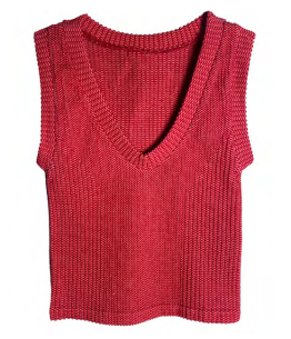 Girls Waffle Tank