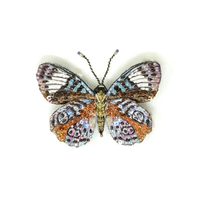 Gloriuous Purplewing Butterfly Brooch