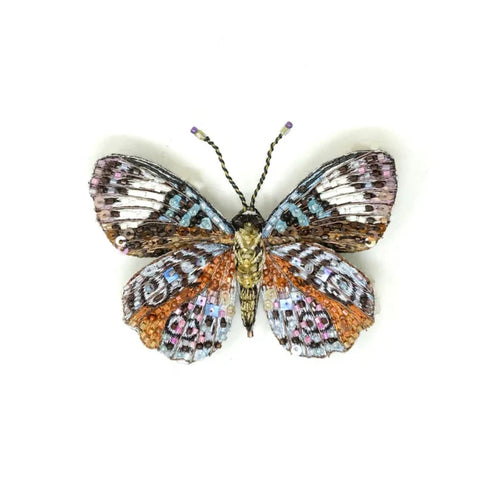 Gloriuous Purplewing Butterfly Brooch