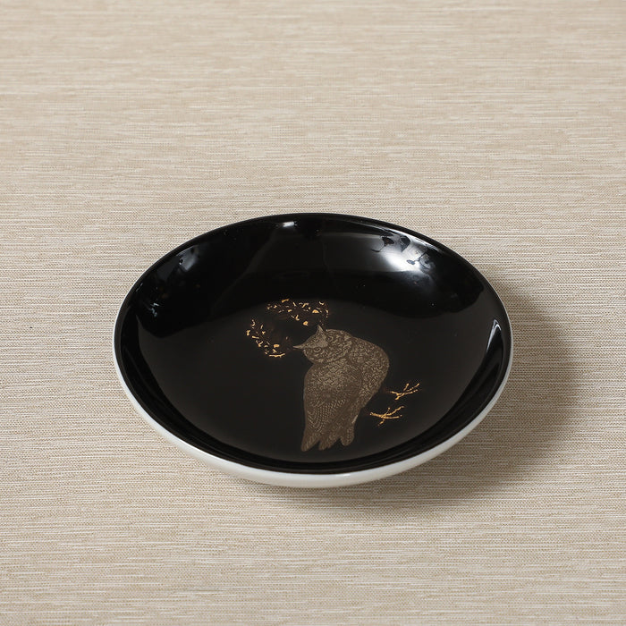 Gold animal motif mini plates