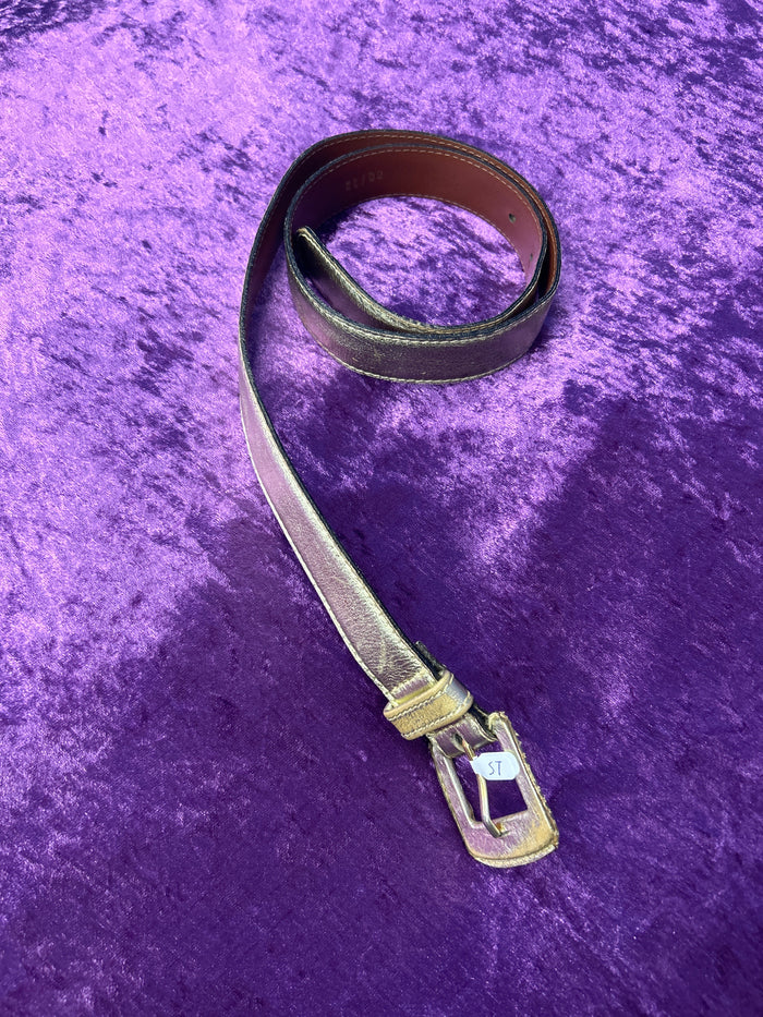 Gold Style Leather Belt
