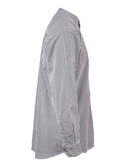 Grandfather Shirt - Navy Stripe #color-navy-stripe