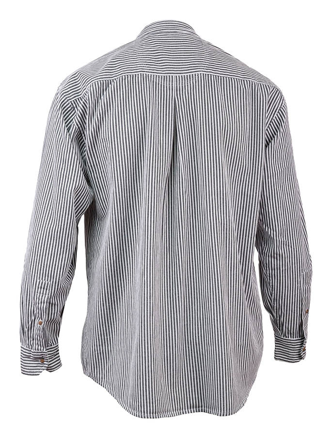 Grandfather Shirt - Navy Stripe #color-navy-stripe
