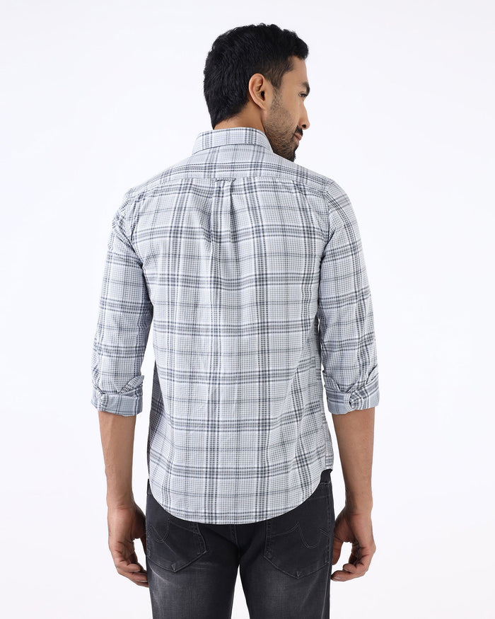 Grey Check Shirt - Farlen