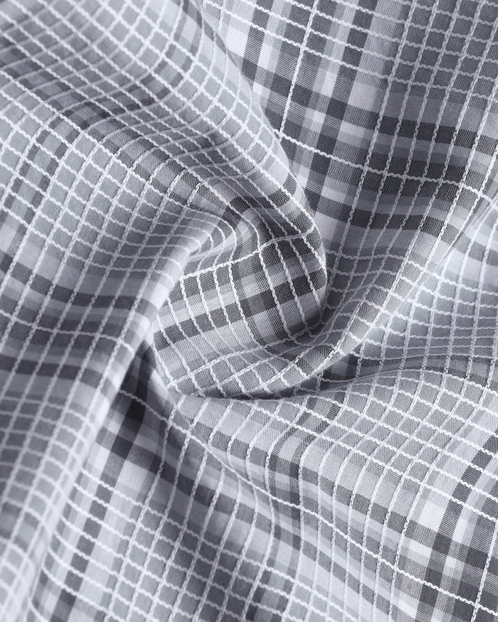 Grey Check Shirt - Farlen