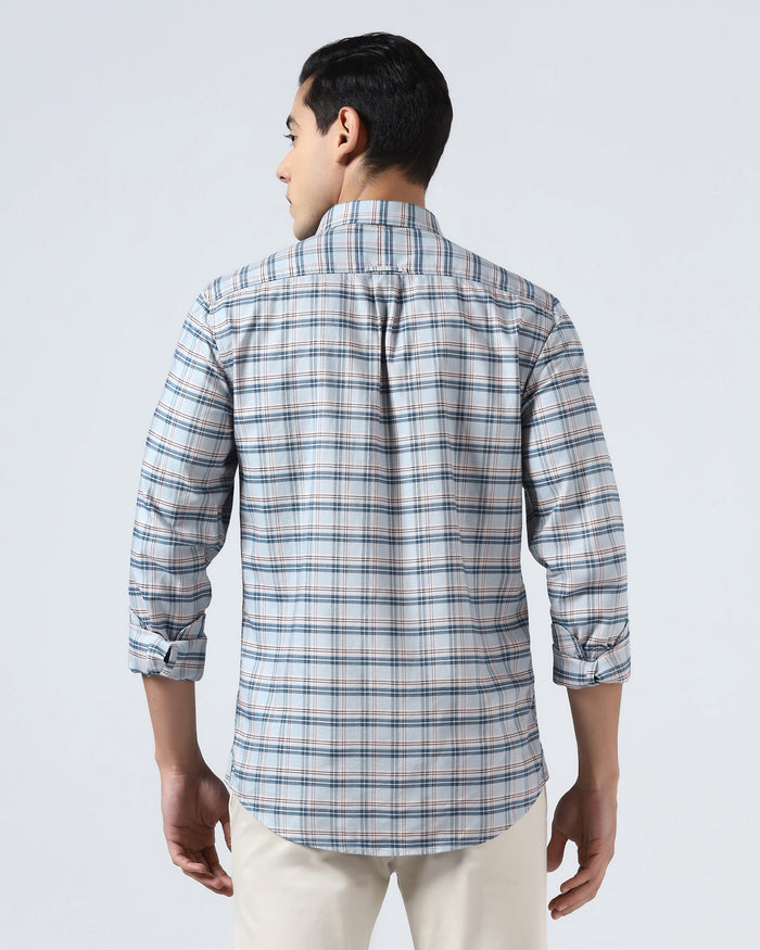 Grey Check Shirt - Valento